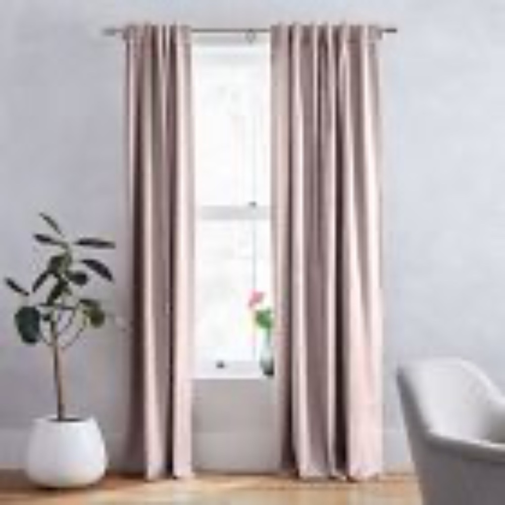 West elm velvet curtains